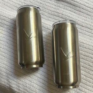 Gray goose insulated containers-set of two